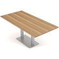 Skutchi Designs Rectangle 6 Person Conference Room Table, 36" X 6 ft. X 29", Driftwood HAR-REC-36X72-DOU-XD21